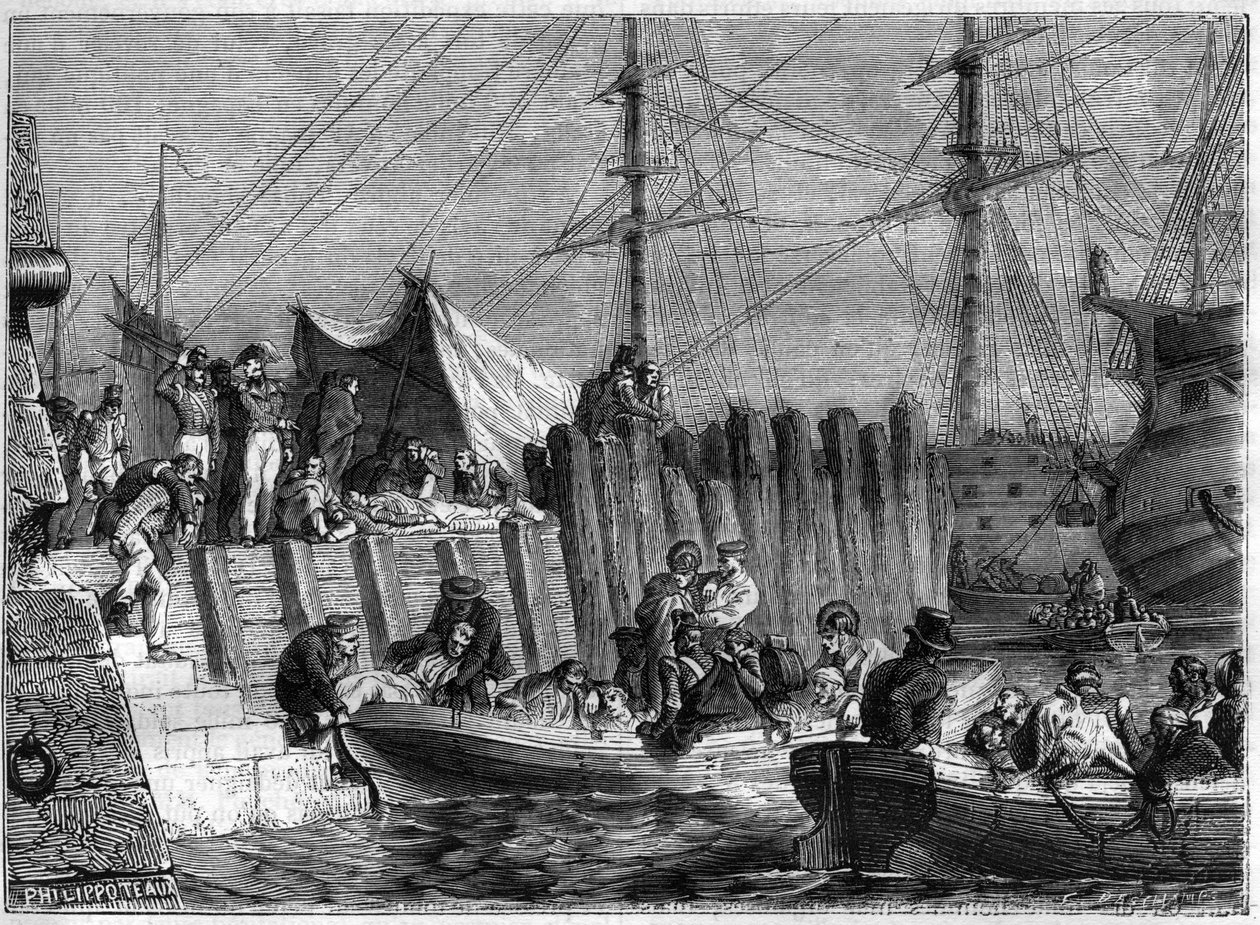 Napoleontische oorlogen - Het Engelse leger verlaat het eiland Walcheren 1809 - Het Engelse leger verlaat het eiland Walcheren in Nederland in 1809 - in 