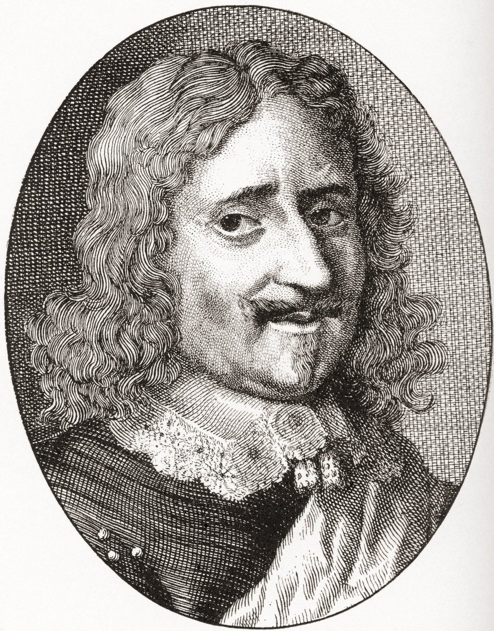 Nicolas V de Neufville de Villeroy, 1e hertog van Villeroy, 1598-1685. Franse edelman en maarschalk van Frankrijk. Uit Les Heures Libres gepubliceerd 1908 door French School