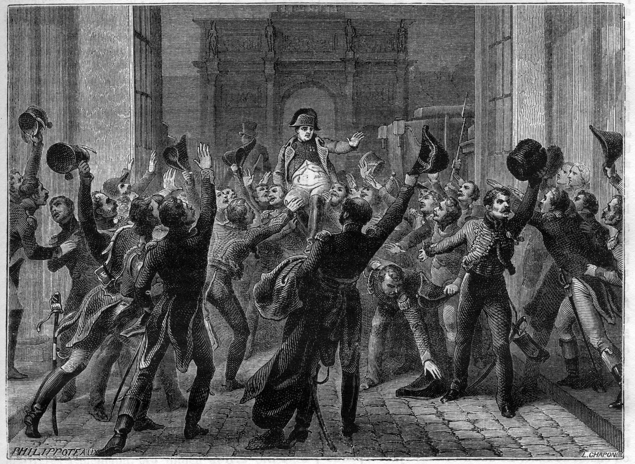 Napoleon I keert terug naar de Tuilerieën, 20 maart 1815 - Les Cent jours (100 dagen) - in “Histoire de l