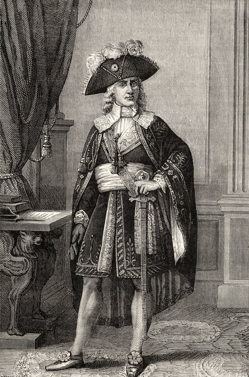 Paul Francois Jean Nicolas Comte de Barras (1755-1829), uit "Histoire de la Revolution Francaise" door Louis Blanc door French School