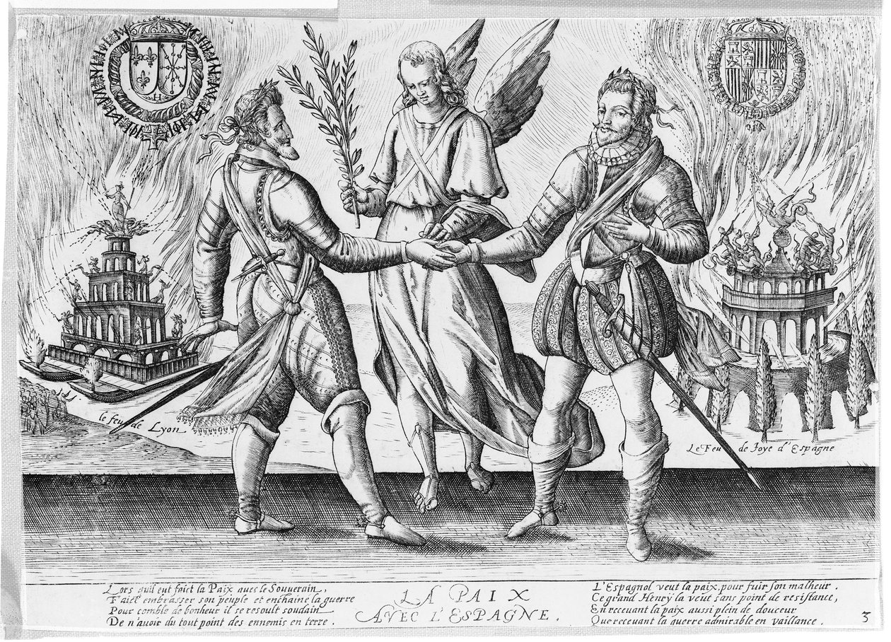 Vrede met Spanje, 1598 door French School