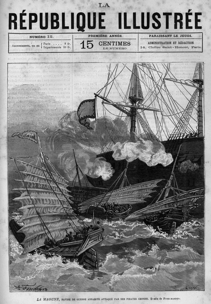 Piraterij: het Annamitische oorlogsschip 
