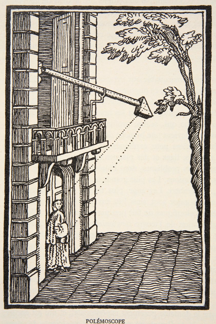 Polemoscoop, kopie door Boris Mestchersky (d.1957) illustratie uit Histoire de la Nation Francaise, Sciences, Volumes I & II, door Gabriel Hanotaux (1853-1944), 1924 door French School