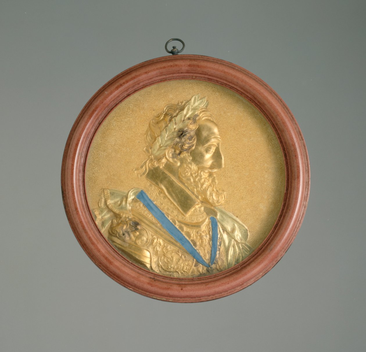 Portretmedaillon van Koning Hendrik IV door French School