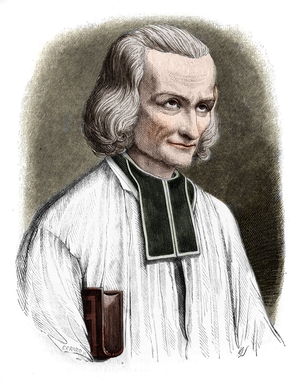 Portret van Abbe Jean Marie Vianney, bekend als de Cure d