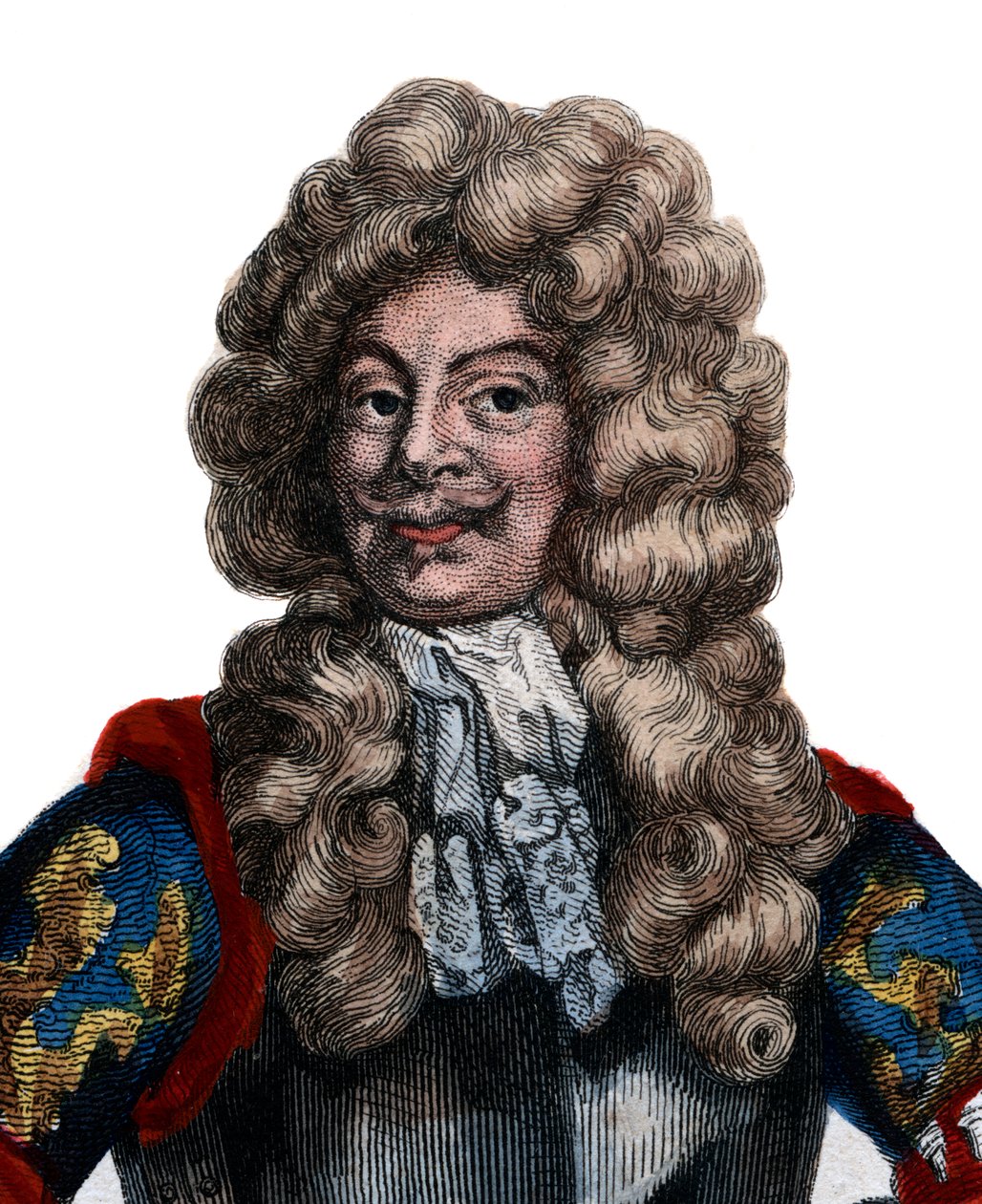 Portret van Abraham Duquesne (1610-1688), Franse markies en marineofficier. door French School