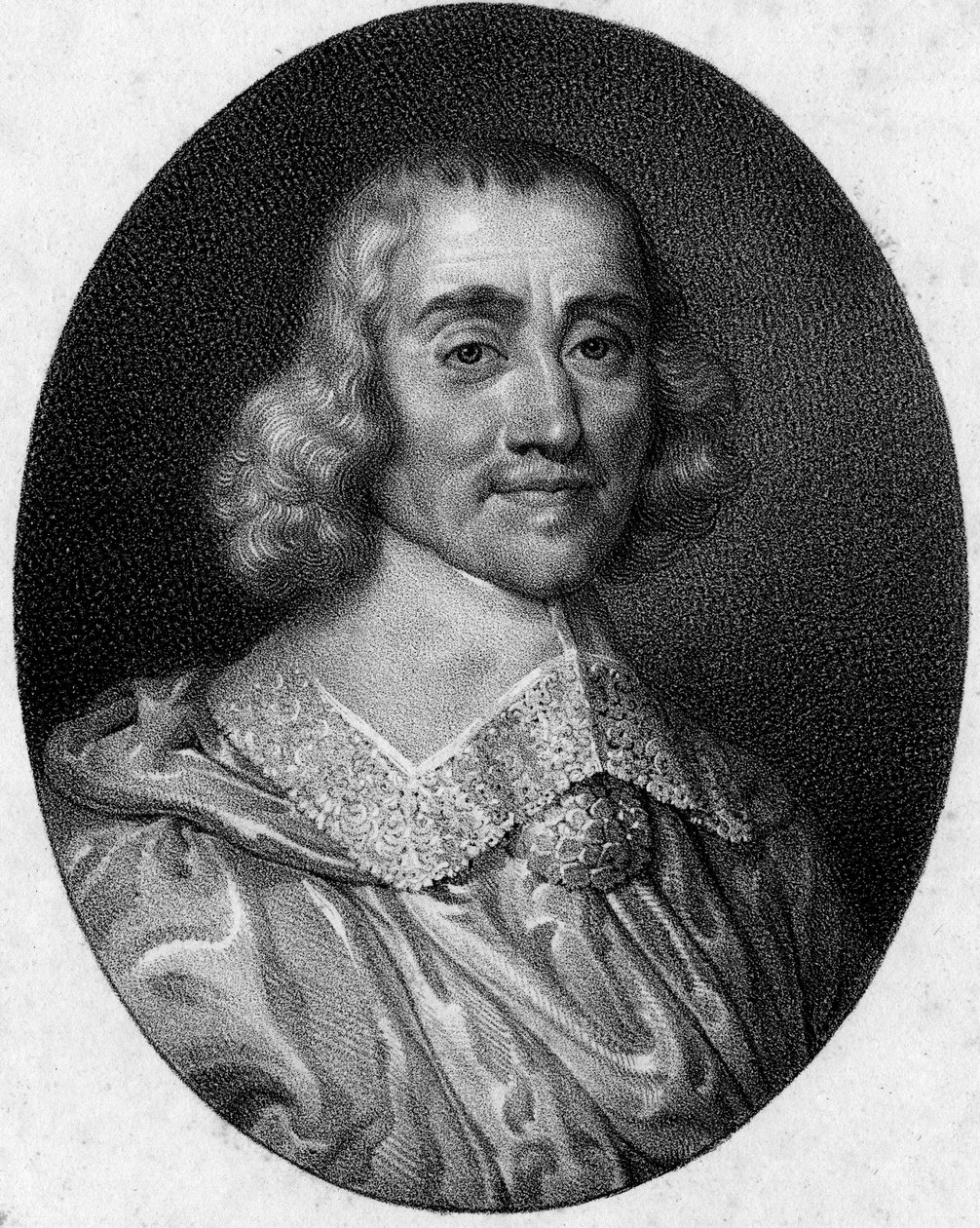 Portret van Abraham de Fabert (1599-1662), Maarschalk van Frankrijk. door French School
