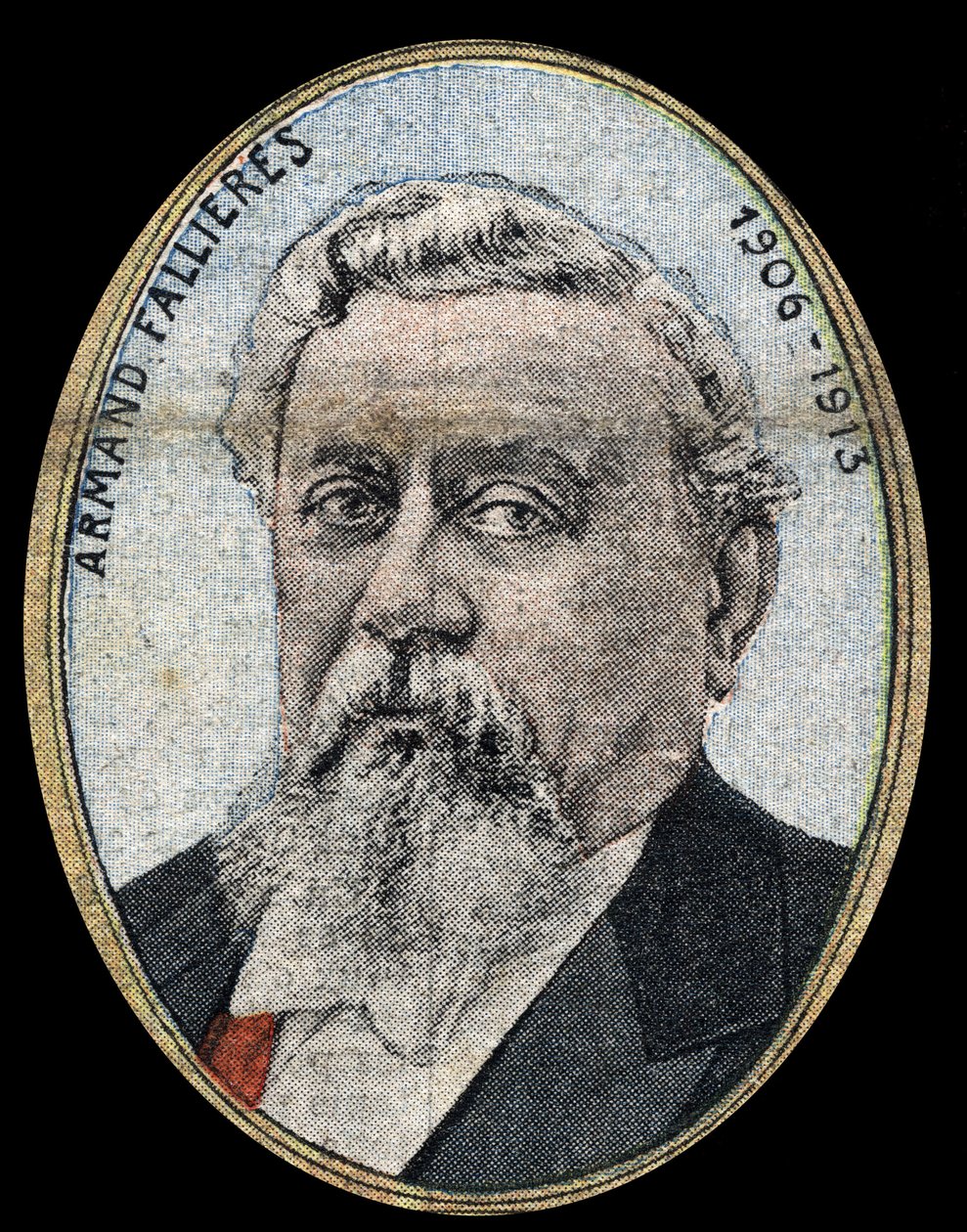 Portret van Armand Fallieres (1841-1931), President van de Republiek door French School