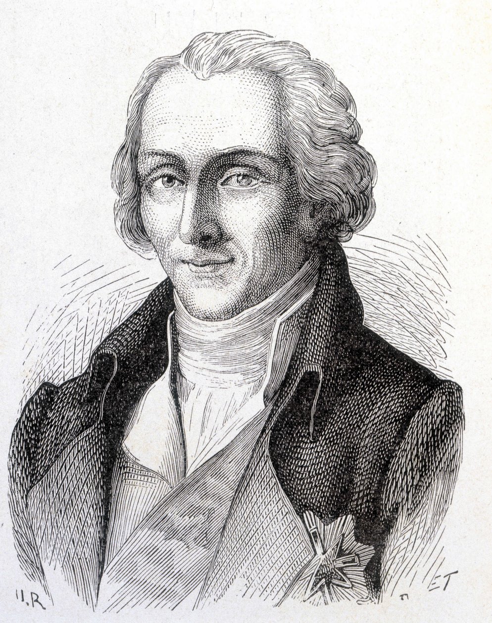 Portret van Benjamin de Rumford, Amerikaanse natuurkundige (1753 - 1814) - in 