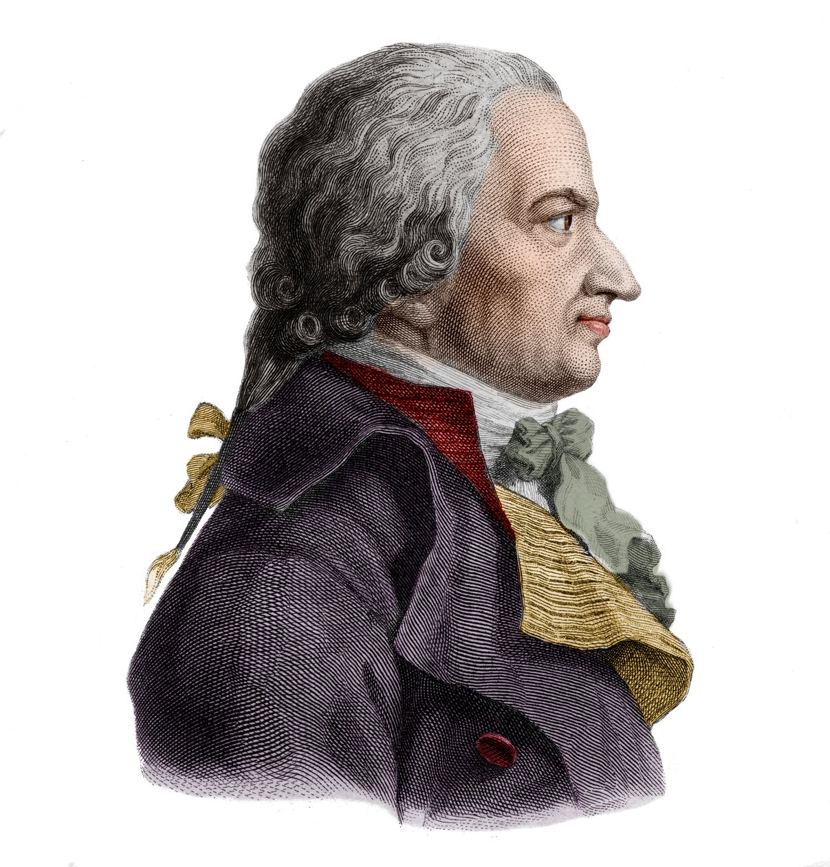 Portret van Bernt Anker door French School