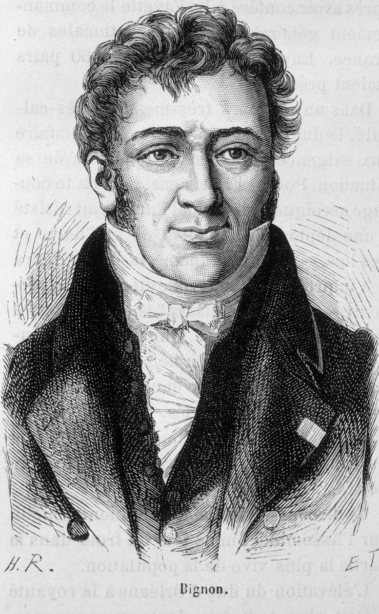 Portret van Bignon - in “L