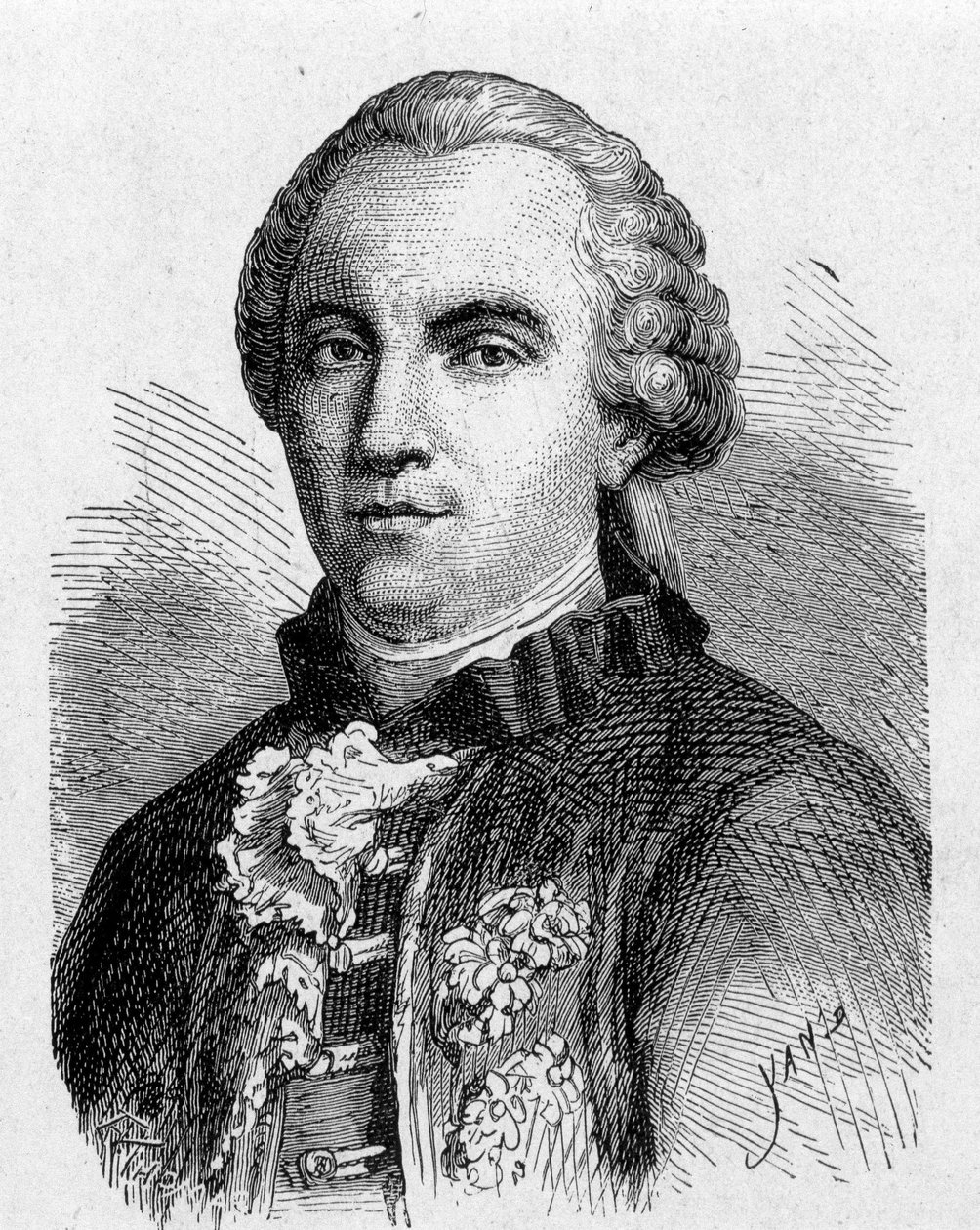 Portret van Buffon (1707 - 1788) - in 