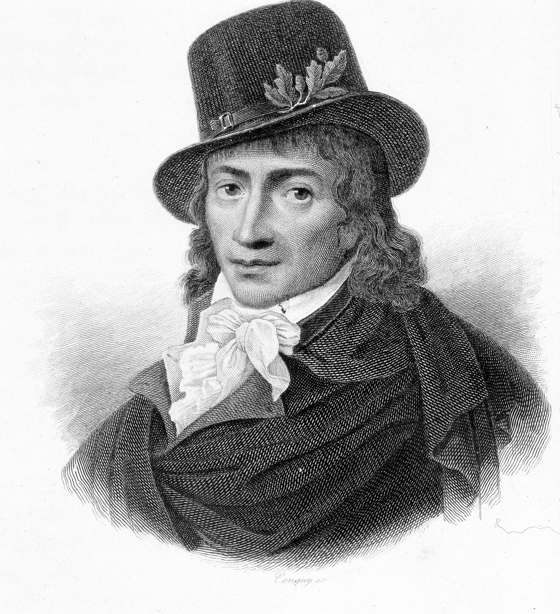 Portret van Camille Desmoulins (1760-1794), Franse publicist en politicus - in 