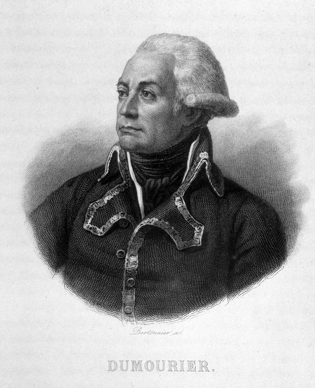 Portret van Charles François Du Périer genaamd Dumouriez (1739 - 1823) Franse generaal - in 