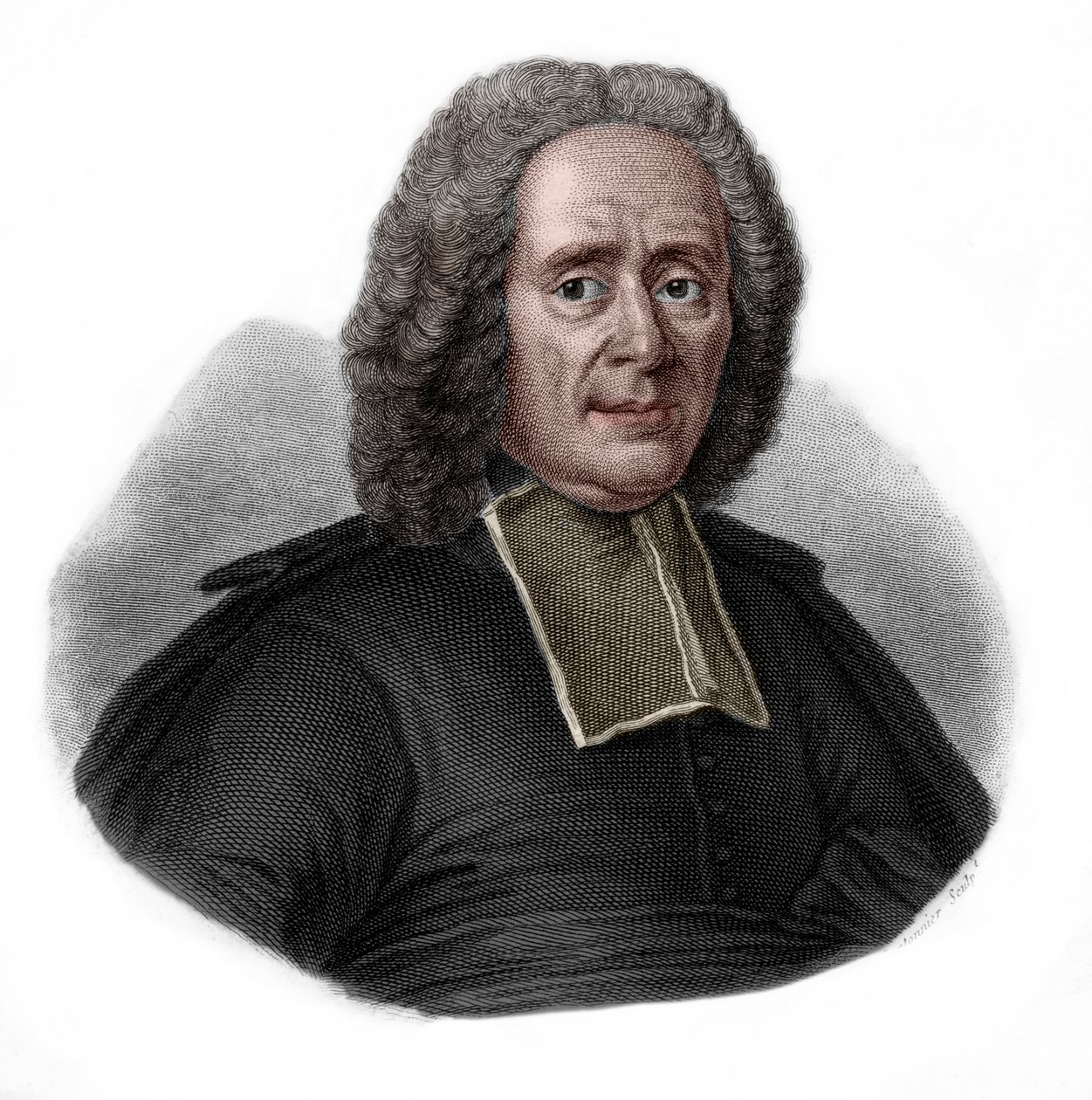 Portret van Charles Rollin door French School