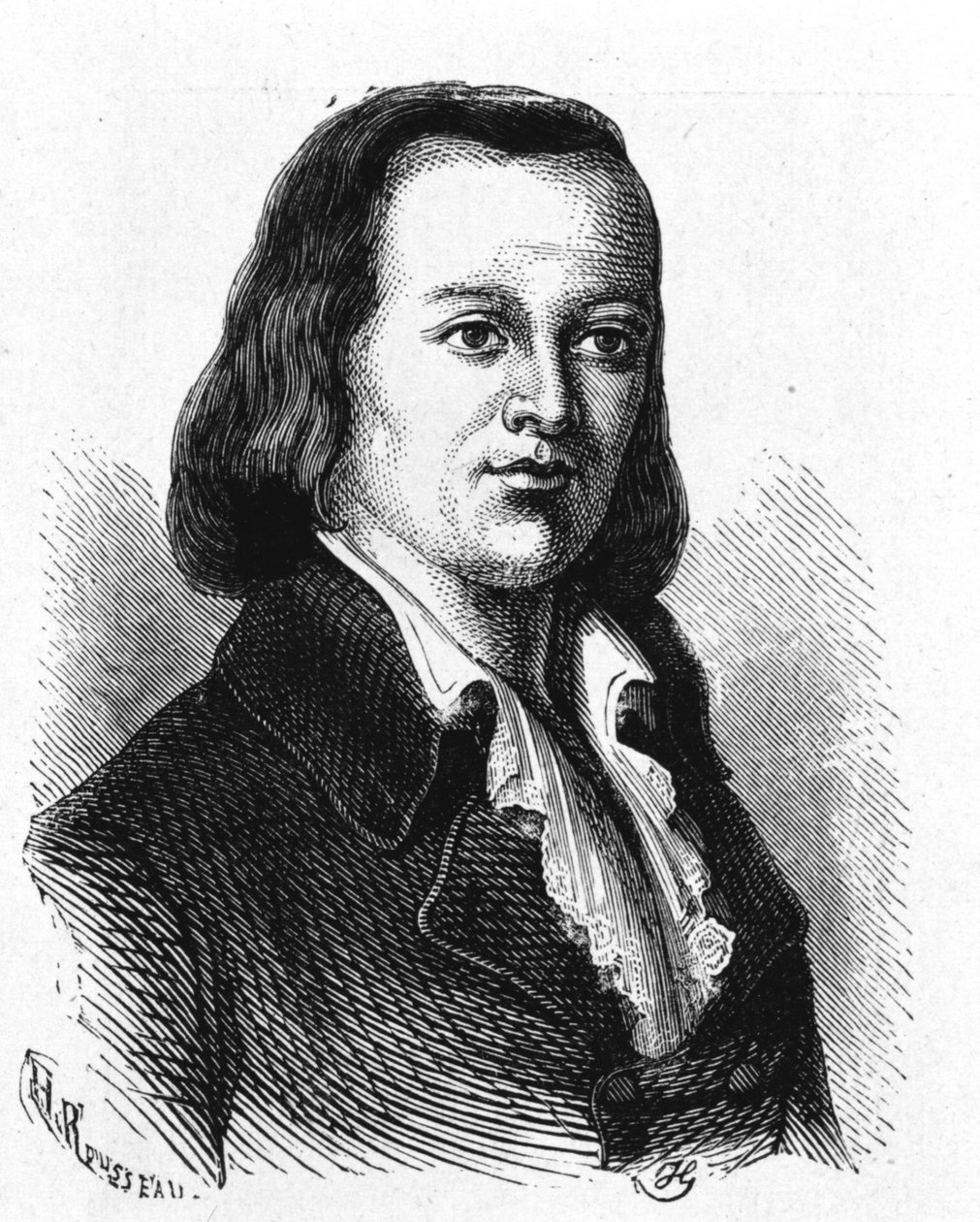 Portret van Claude Chappe (1765 - 1807), Franse ingenieur die de eerste luchttelegraaf maakte - in 
