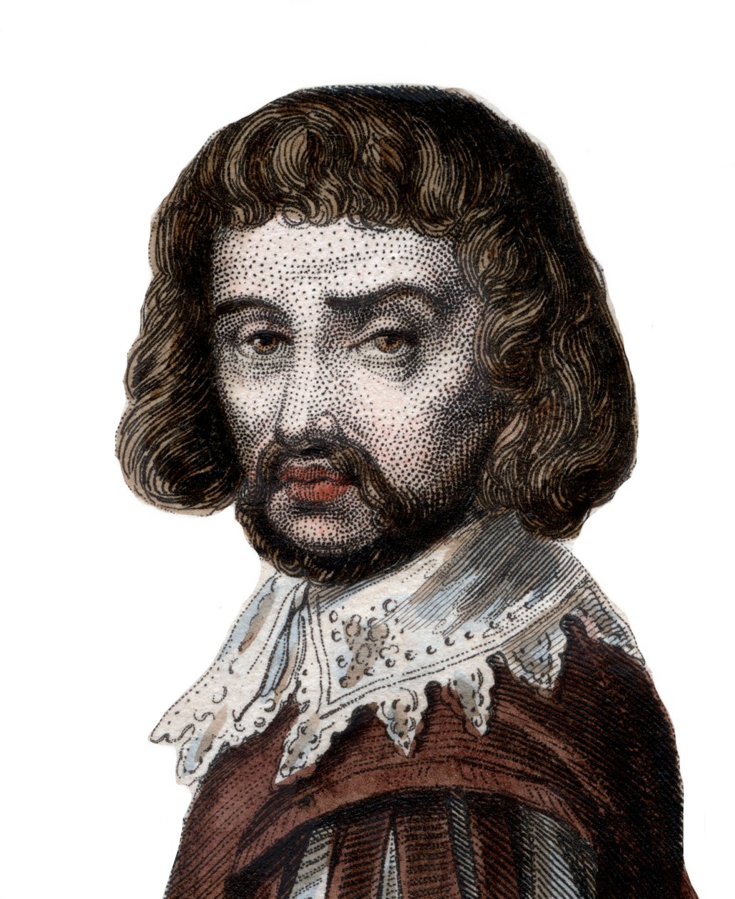 Portret van Claude Gellée genaamd Le Lorrain (1600-1682) door French School