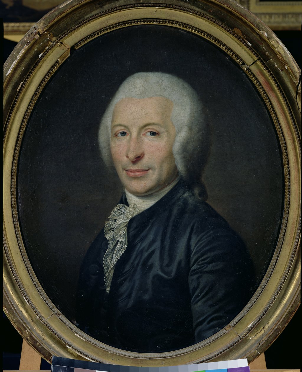 Portret van dokter Joseph-Ignace Guillotin (1738-1814) door French School
