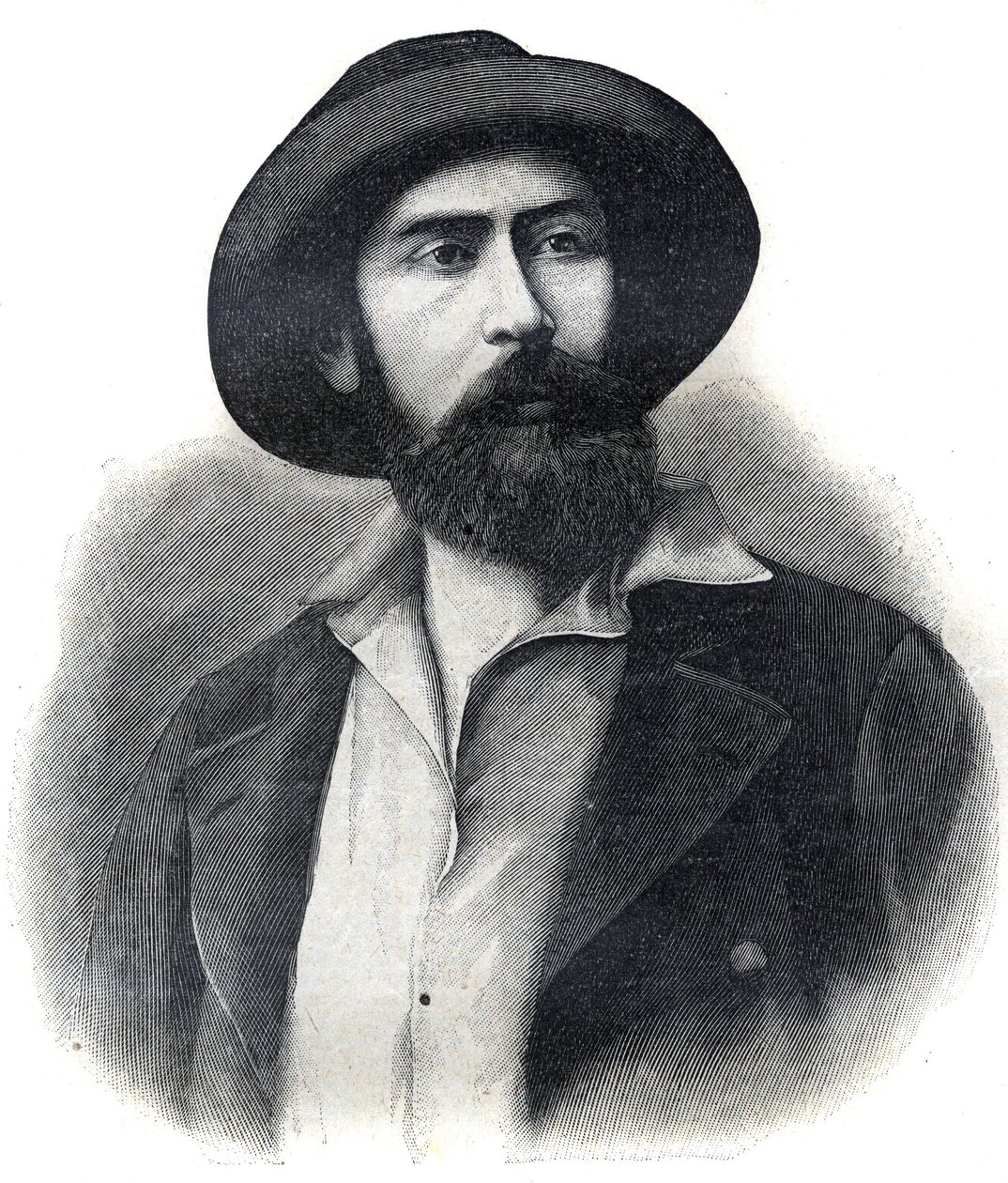 Portret van dokter Noel Eugene Ballay (1847-1902), Franse ontdekkingsreiziger en koloniaal bestuurder, de tweede gouverneur-generaal van Frans West-Afrika. Gravure 1902. Privécollectie. door French School