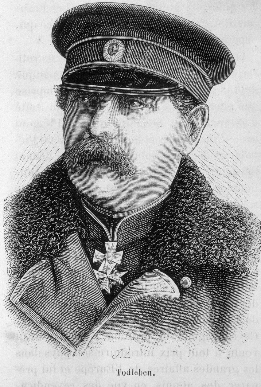 Portret van Edouard Ivanovich Totleben (of Todleben) door French School