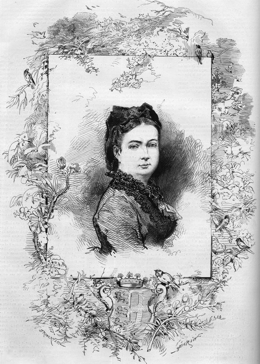 Portret van Elisabeth door Mac Mahon (geboren Elisabeth de La Croix de Castries) door French School