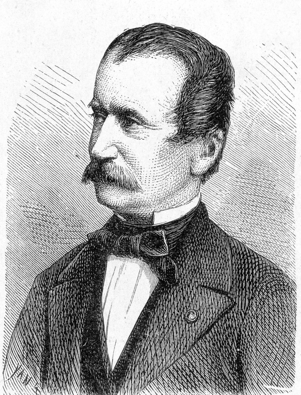 Portret van Engerth, Oostenrijkse ingenieur - in 