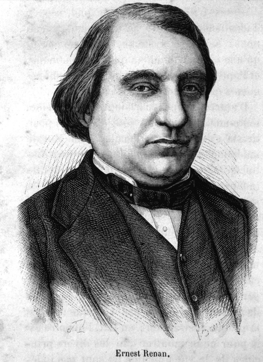 Portret van Ernest Renan (1823 - 1892) - in 