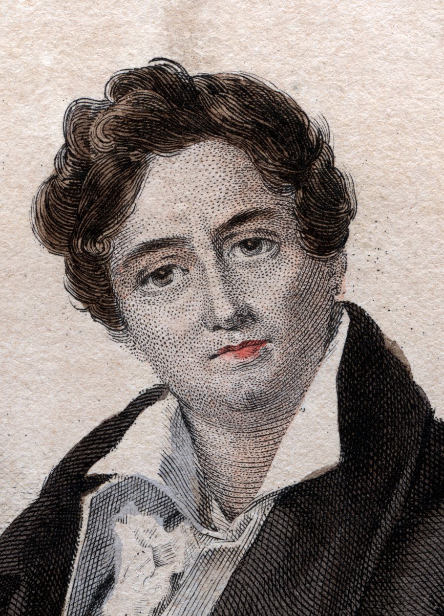 Portret van Francois Joseph Talma (1763-1826), Franse acteur. door French School