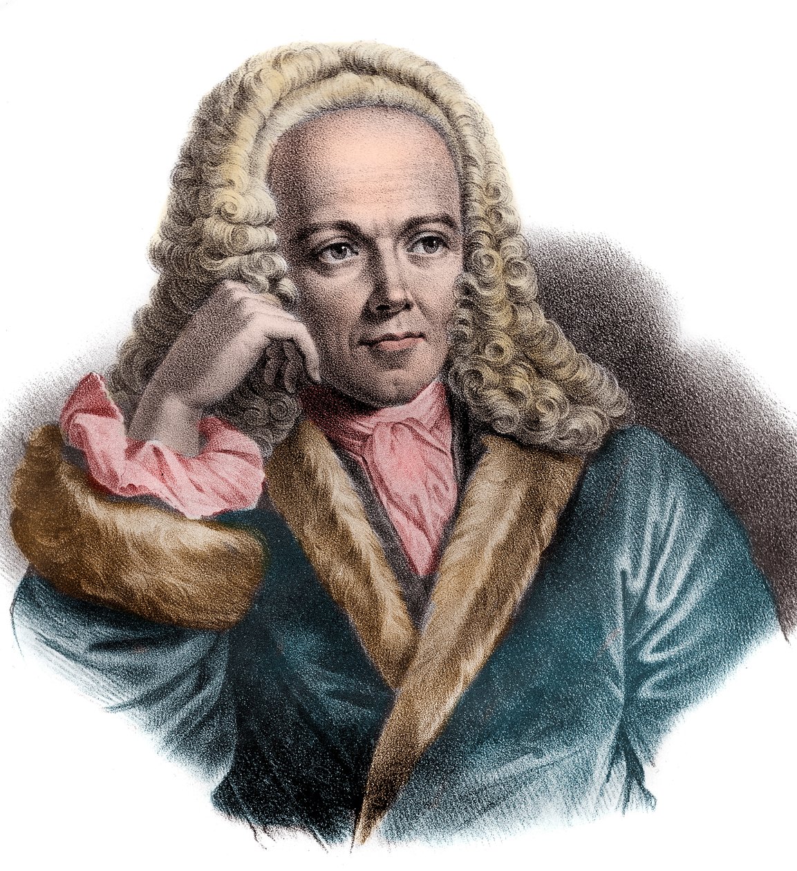Portret van François Quesnay (1694-1774), Franse arts en econoom door French School