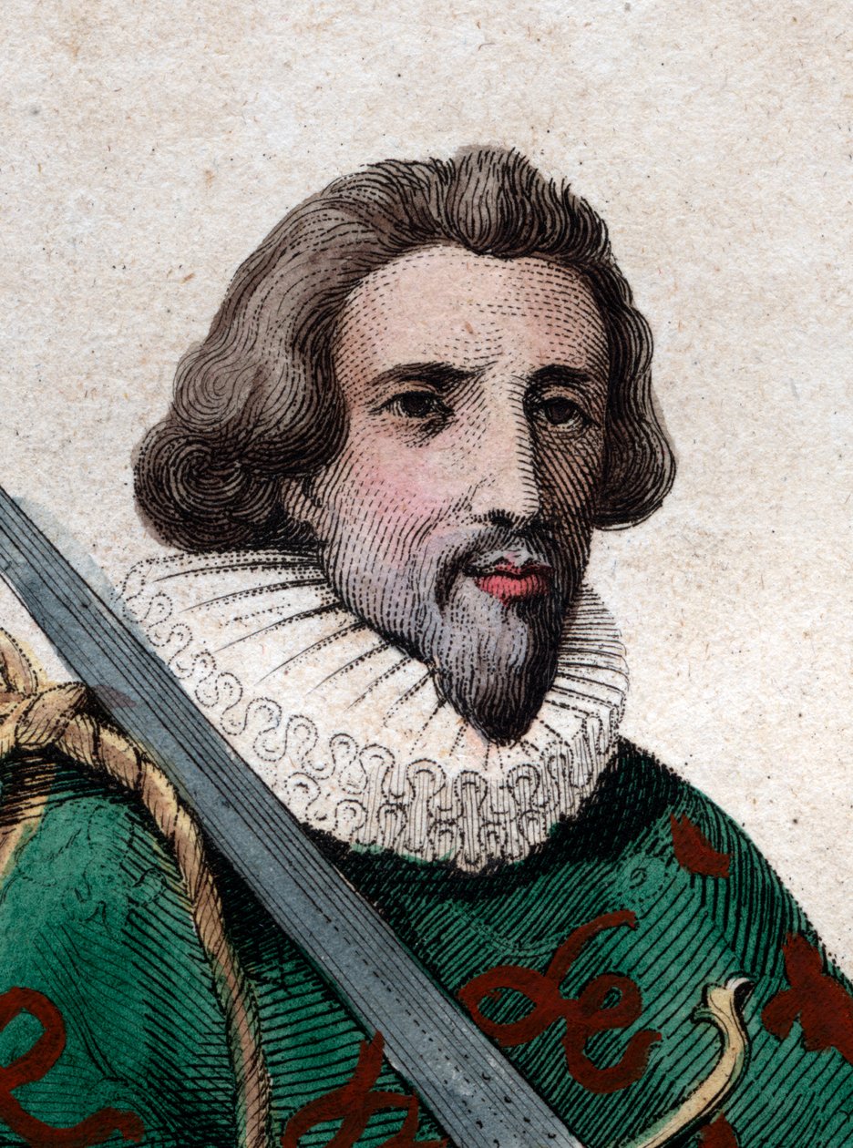 Portret van Francois de Bonne, hertog van Lesdiguieres (1543-1626), Franse soldaat en Constable van Frankrijk. door French School