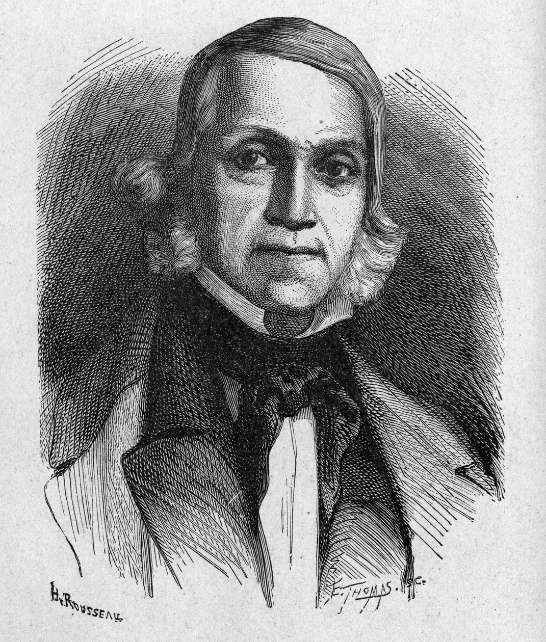 Portret van François Sudre, uitvinder van muzikale telegrafie - in 