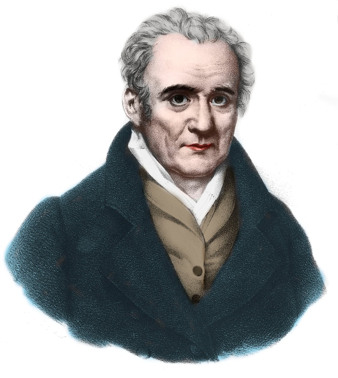 Portret van Gaspard Monge (1746-1818), Graaf van Peluse, Franse wiskundige en natuurkundige door French School