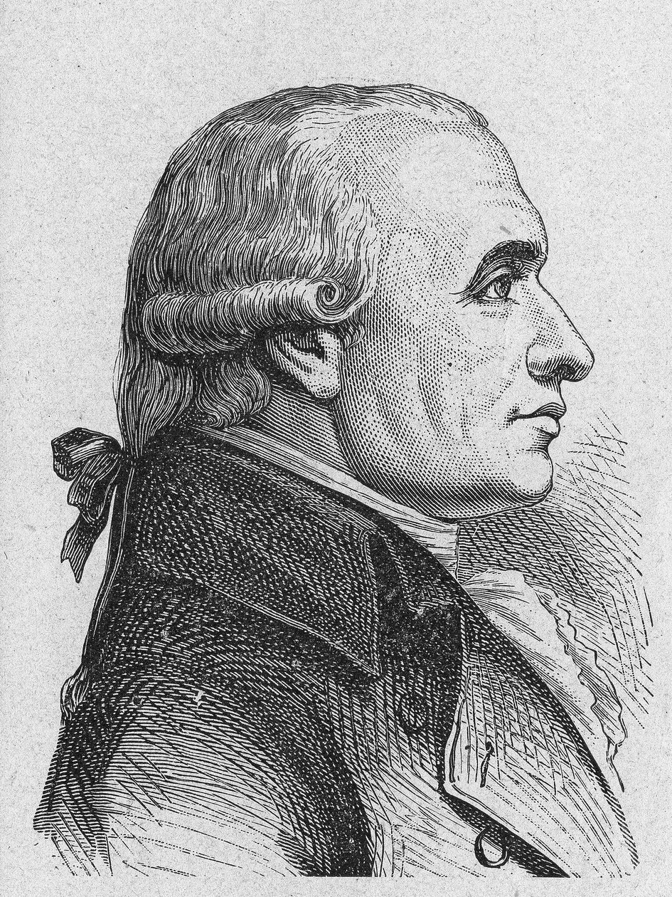 Portret van Gaspard Monge, Graaf van Peluse (1746 - 1818), Franse wiskundige - in 
