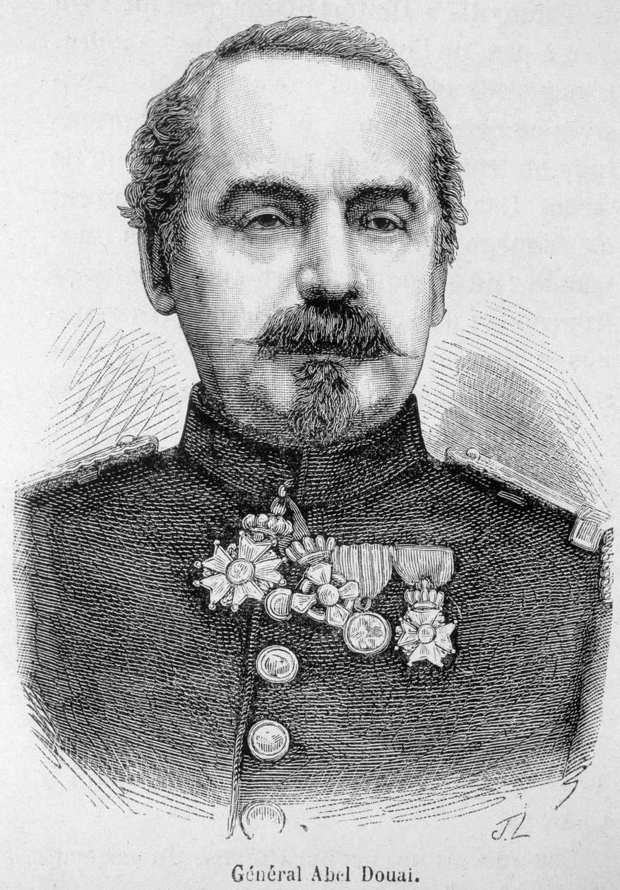 Portret van generaal Abel Douai - in "L