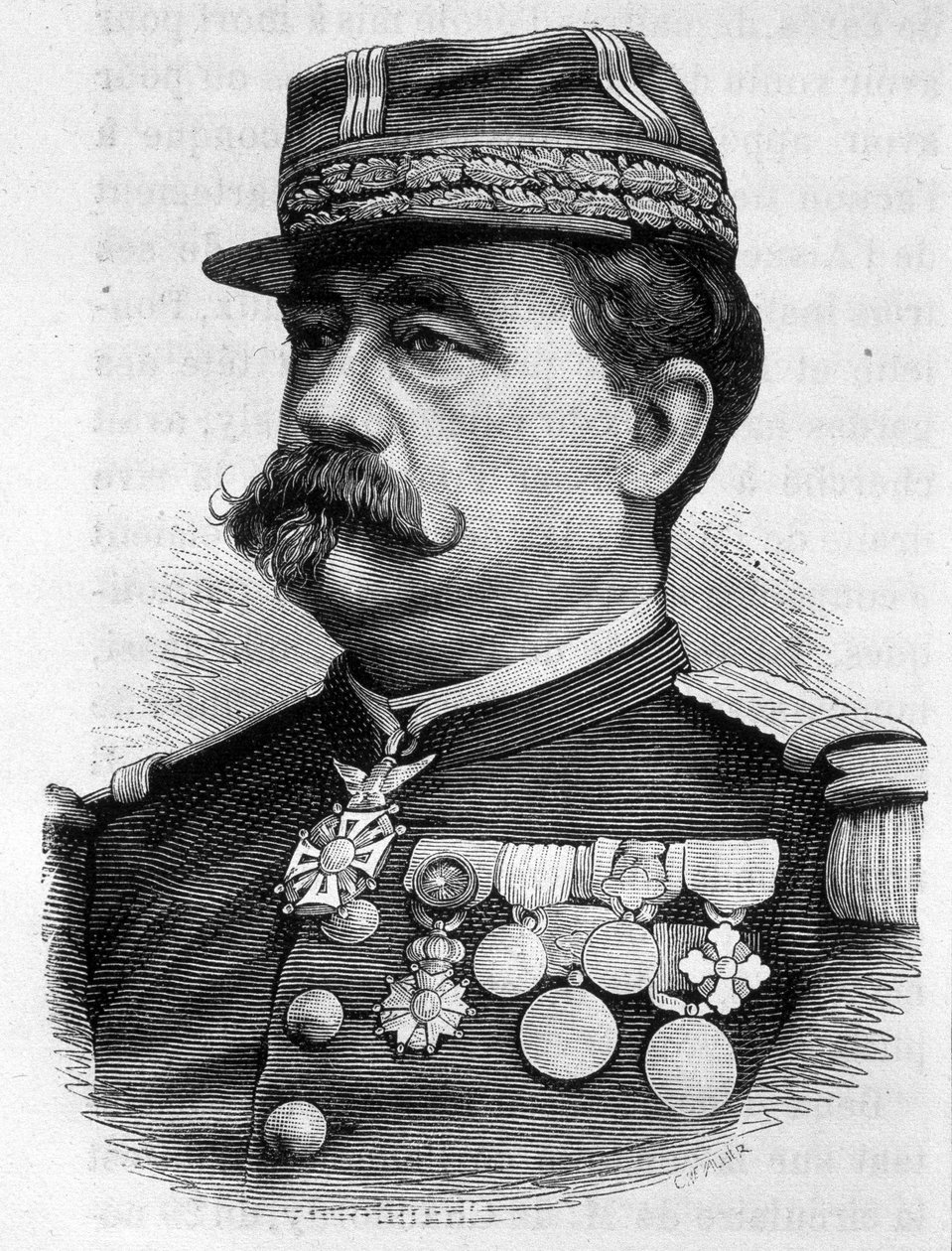 Portret van Generaal Carré de Bellemarre door French School