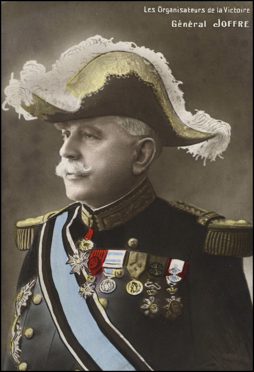 Portret van Generaal Joseph Joffre (1852 - 1931). door French School