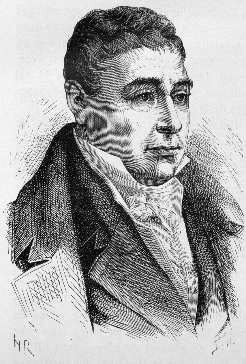 Portret van Generaal La Fayette (Lafayette) (1757 - 1834) - uit "L