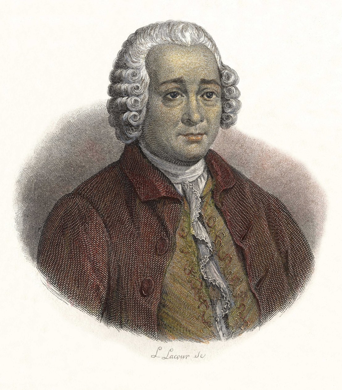Portret van Guillaume Chretien (Guillaume-Chretien) door Lamoignon de Malesherbes (1721-1794), Franse magistraat door French School