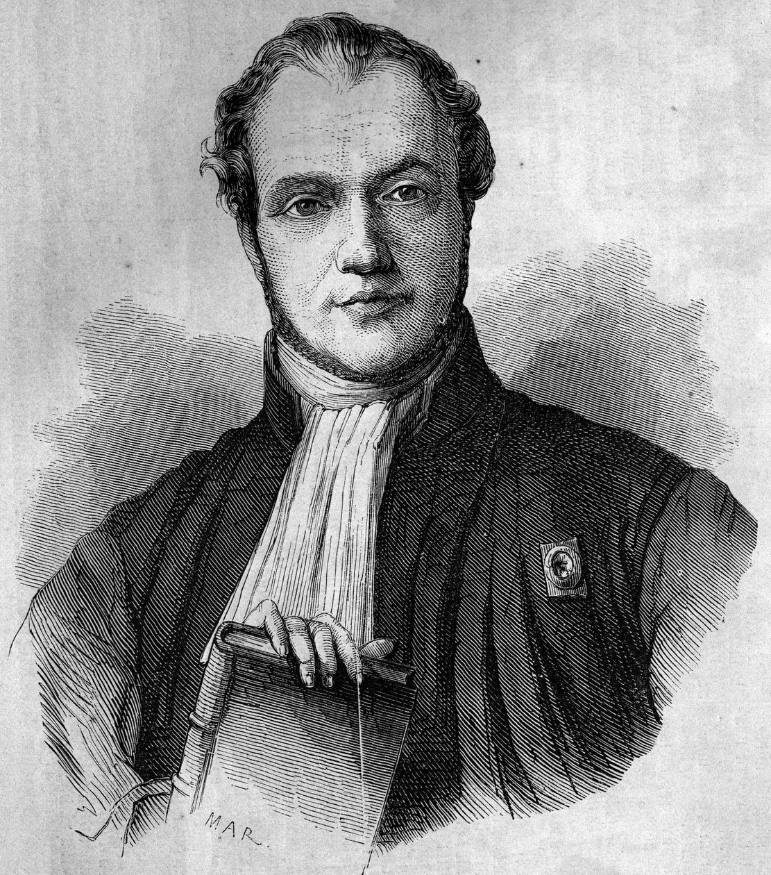 Portret van Gustave Louis Chaix d