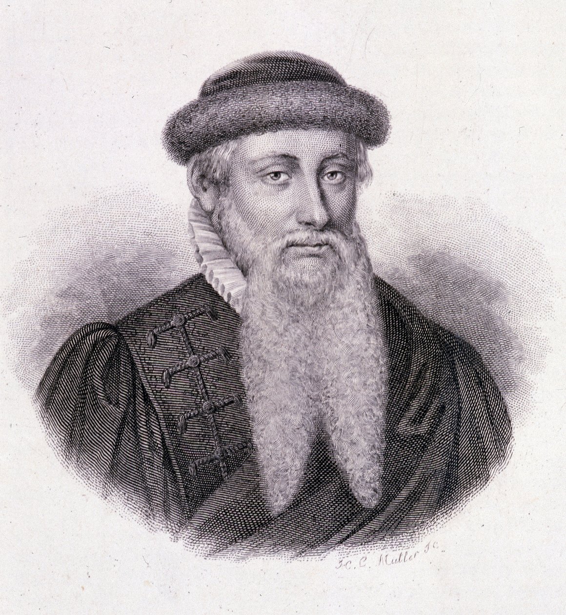 Portret van Gutenberg - in 