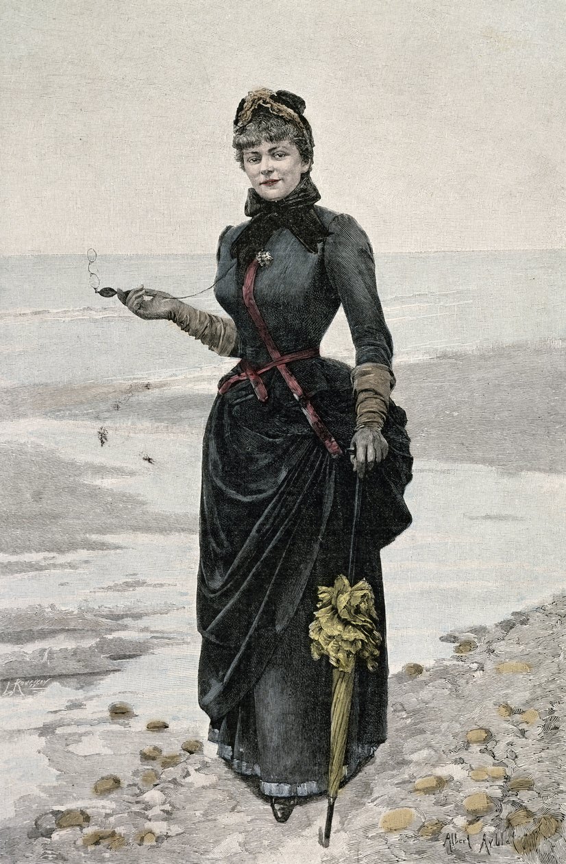 Portret van Gyp (Sibylle Gabrielle Marie Antoinette Riquetti de Mirabeau, Gravin van Martel de Janville) (1849-1932), Franse schrijfster door French School