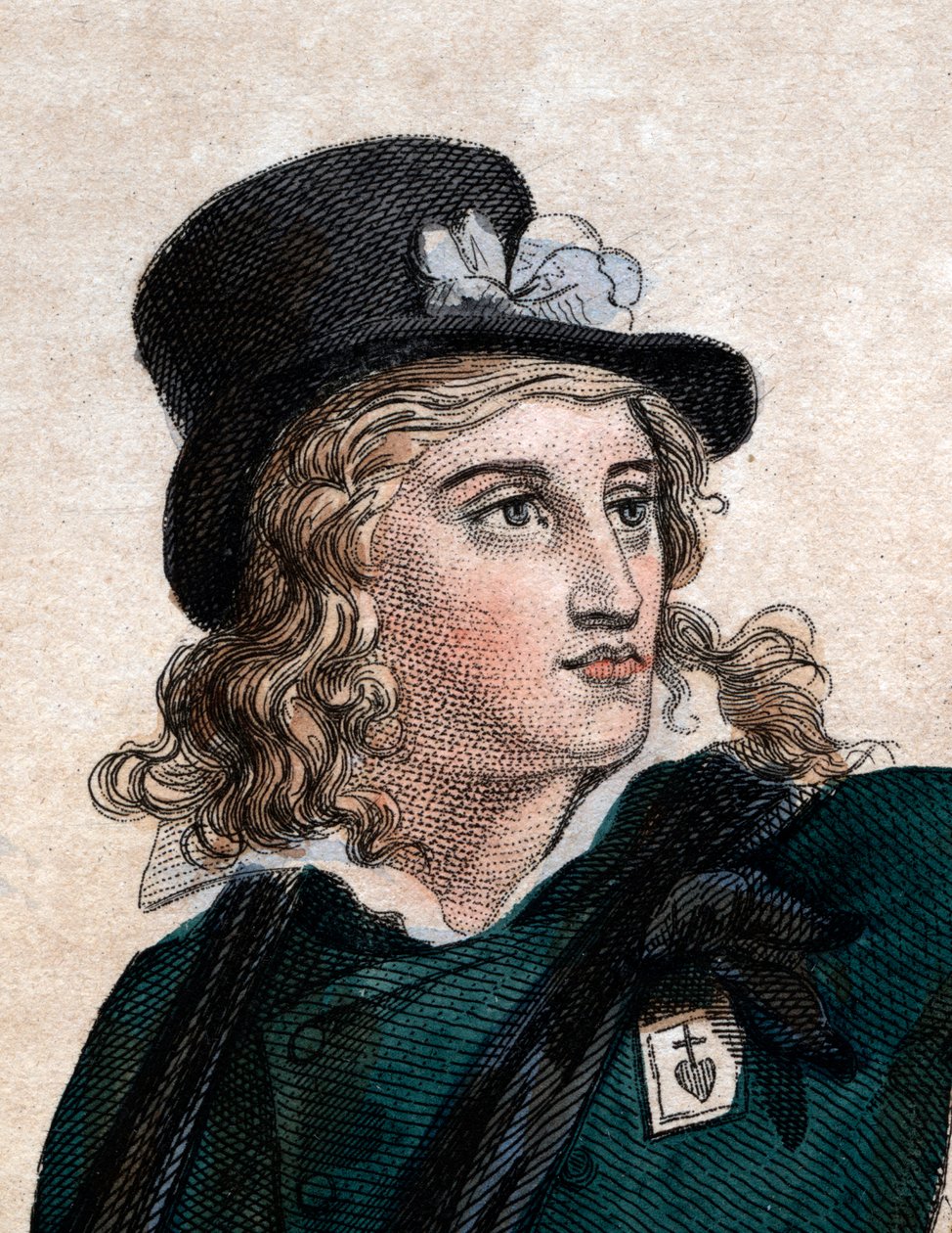 Portret van Henri du Vergier, Graaf van La Rochejaquelein (1772-1794) door French School