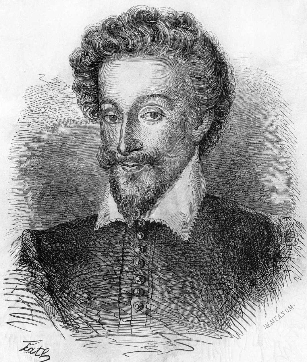 Portret van Hendrik IV (1553-1610), koning van Frankrijk. In 