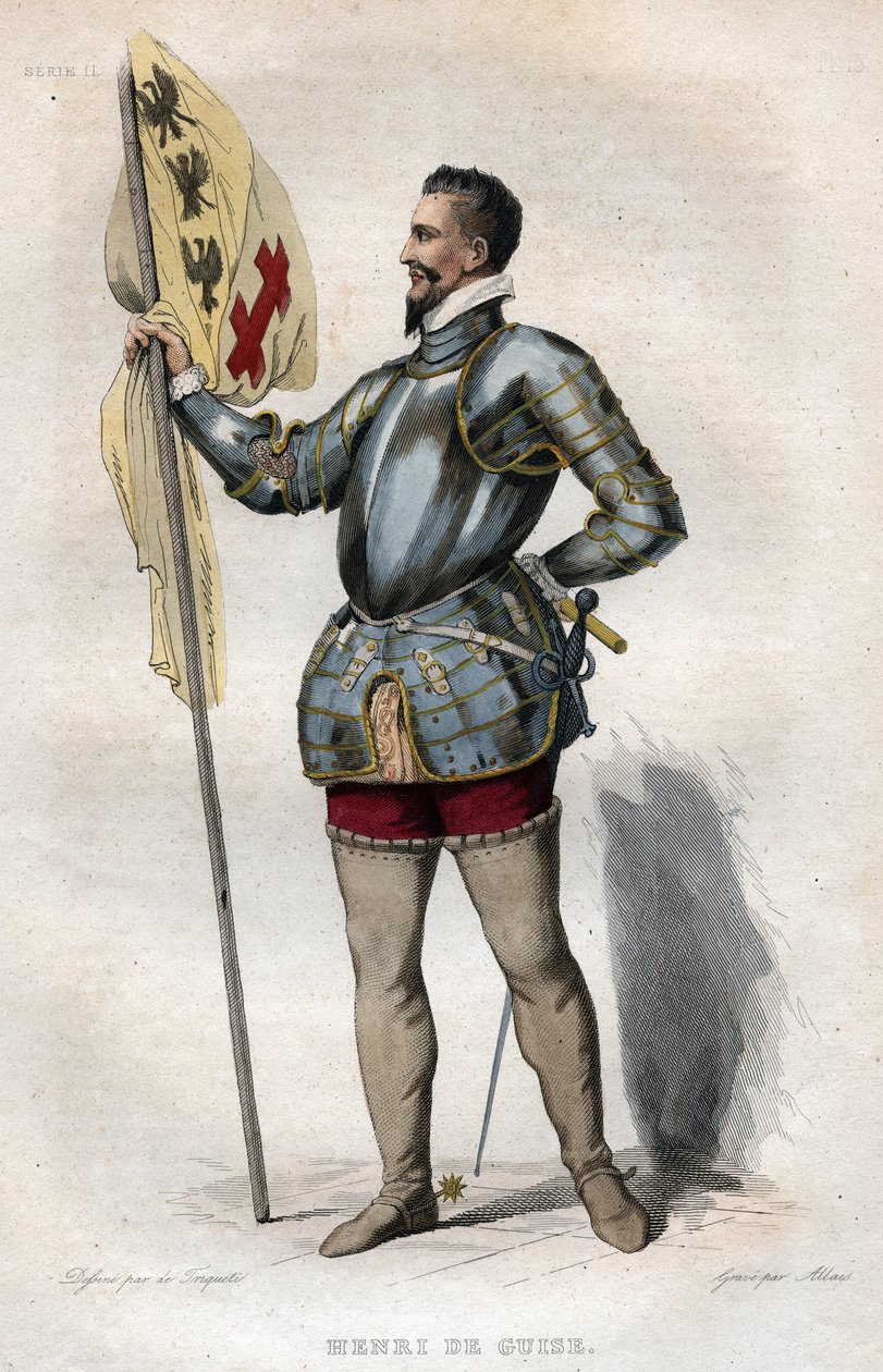 Portret van Hendrik I, hertog van Guise (1550-1588) genaamd 