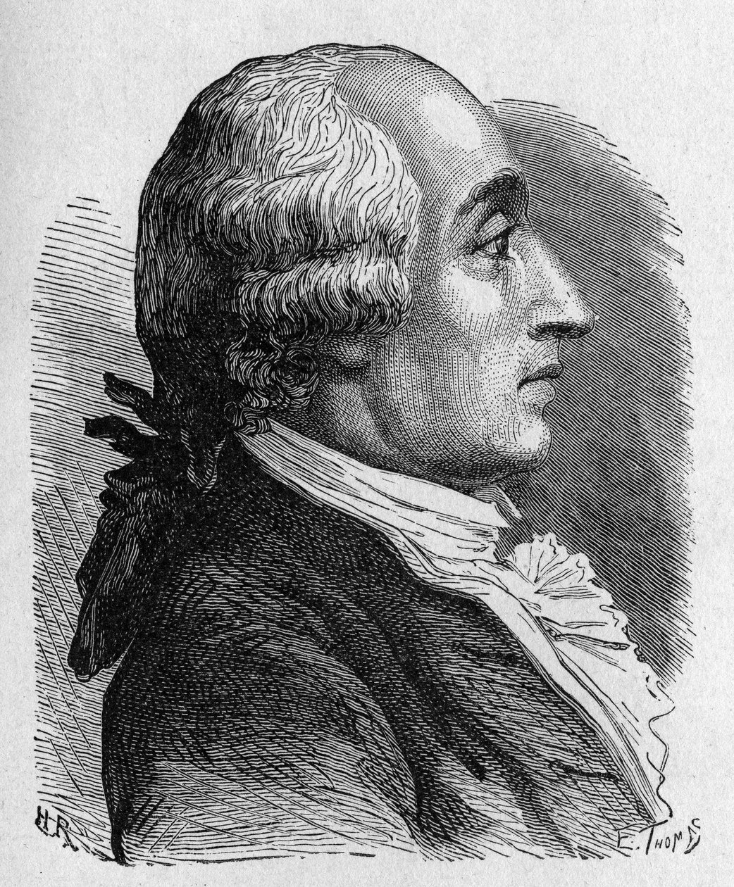 Portret van Jacques Alexandre César Charles (1746 - 1823), Franse natuurkundige - in Album van Wetenschap; beroemde wetenschappers; Grote ontdekkingen 1896 door French School