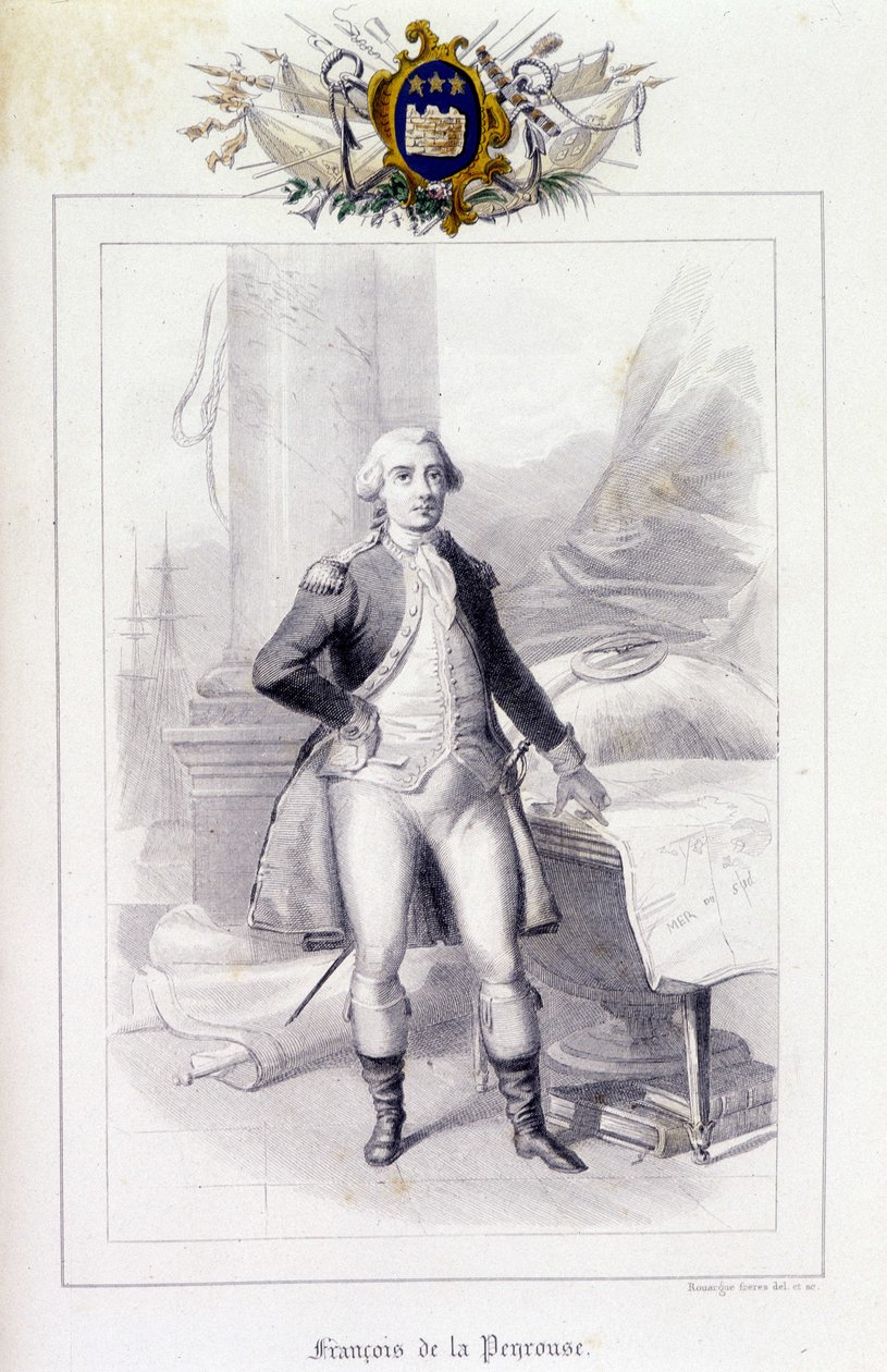 Portret van Jean-Francois Galaup, Graaf de La Perouse (Jean Francois Laperouse) door French School
