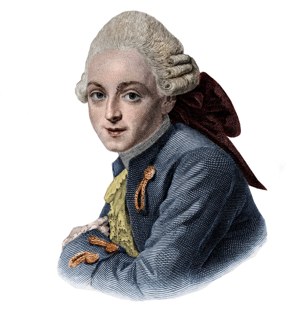 Portret van Jean-Louis Archange door French School