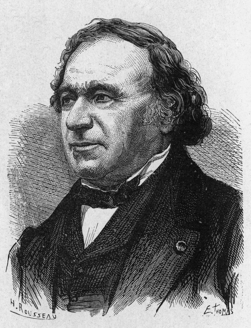 Portret van Jean Baptiste Dumas (1700 - 1884) - uit "Album van Wetenschap; beroemde geleerden; Grote ontdekkingen" 1896 door French School