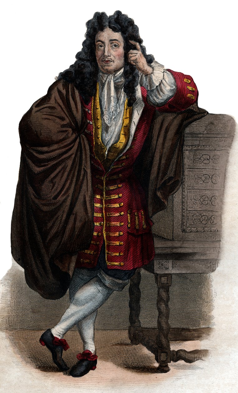 Portret van Jean de La Bruyère (1645-1696) door French School