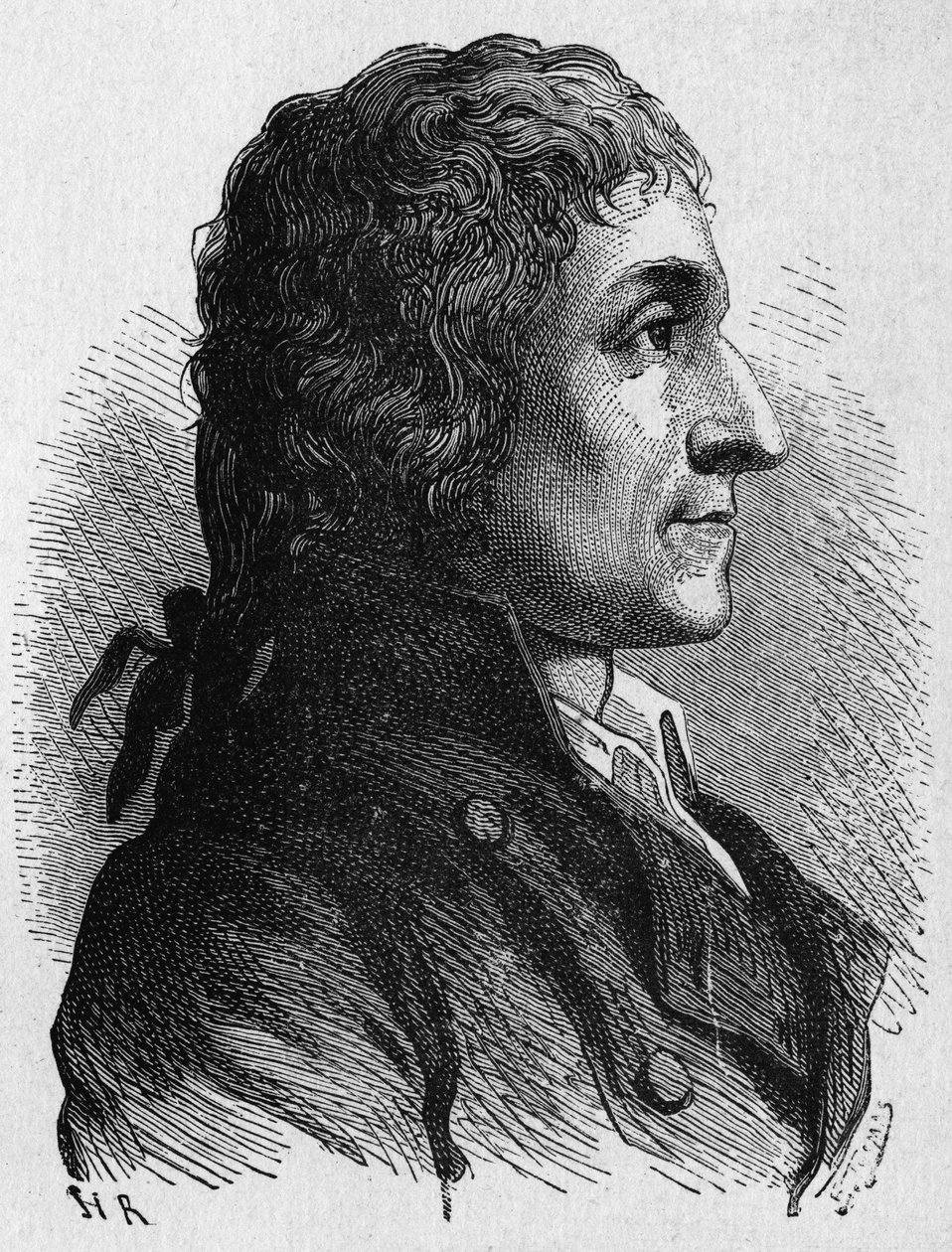 Portret van Joseph-Louis Proust (1754 - 1826), Franse scheikundige - uit "Album van Wetenschap; beroemde wetenschappers; Grote ontdekkingen" 1896 door French School